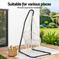 Steel chair with hammock hanging stand hammocks
