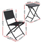 Bistro Set Folding Table and Chairs Patio Furniture