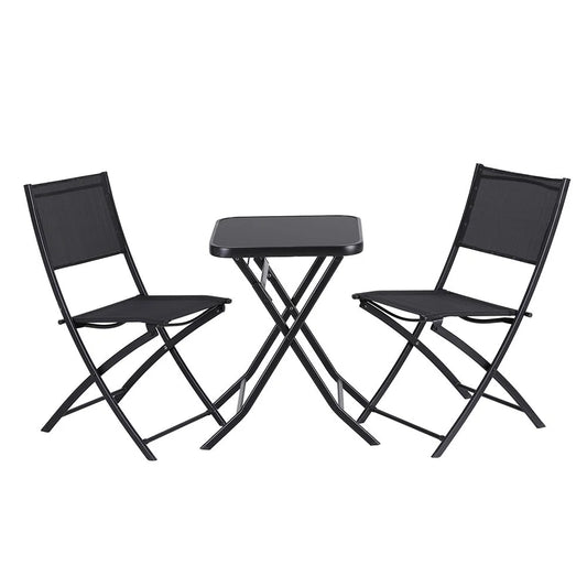 Gardeon Outdoor Bistro Set Folding Table and Chairs Patio