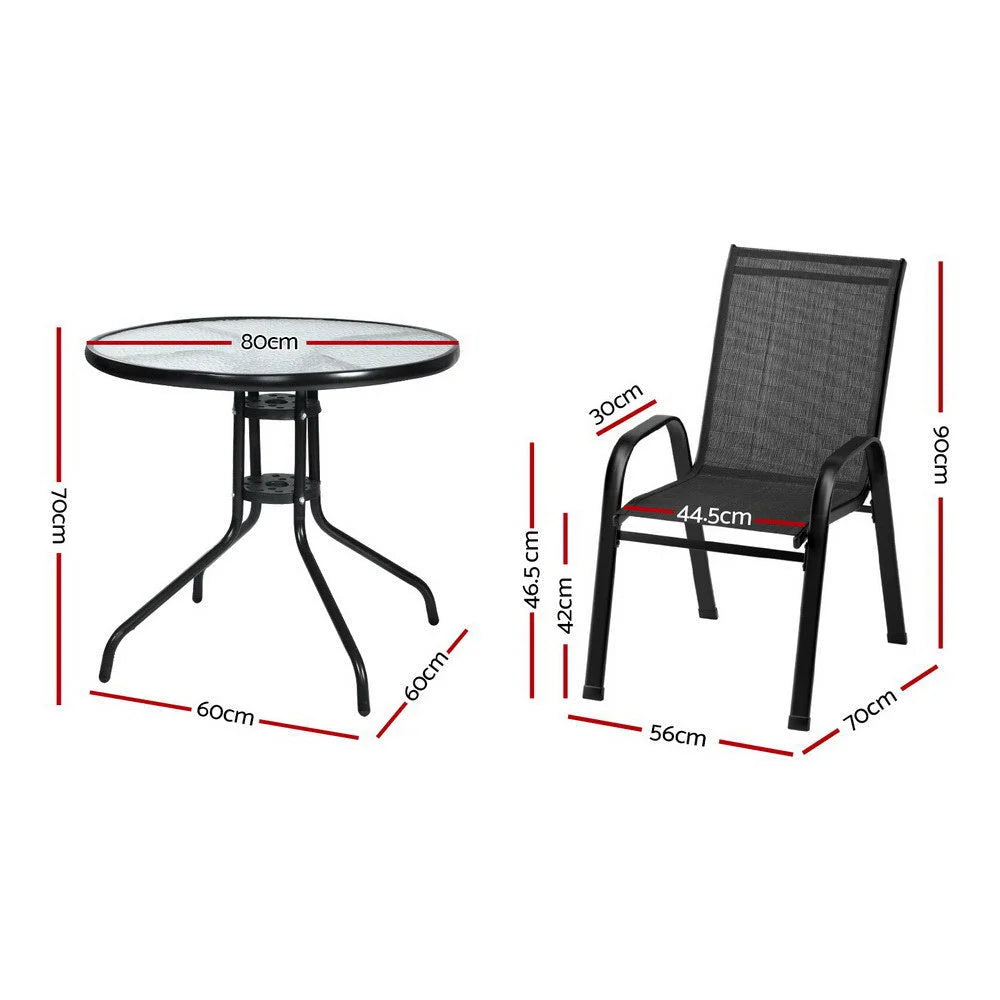 Gardeon Outdoor Dining Set Table and Chairs Patio Garden