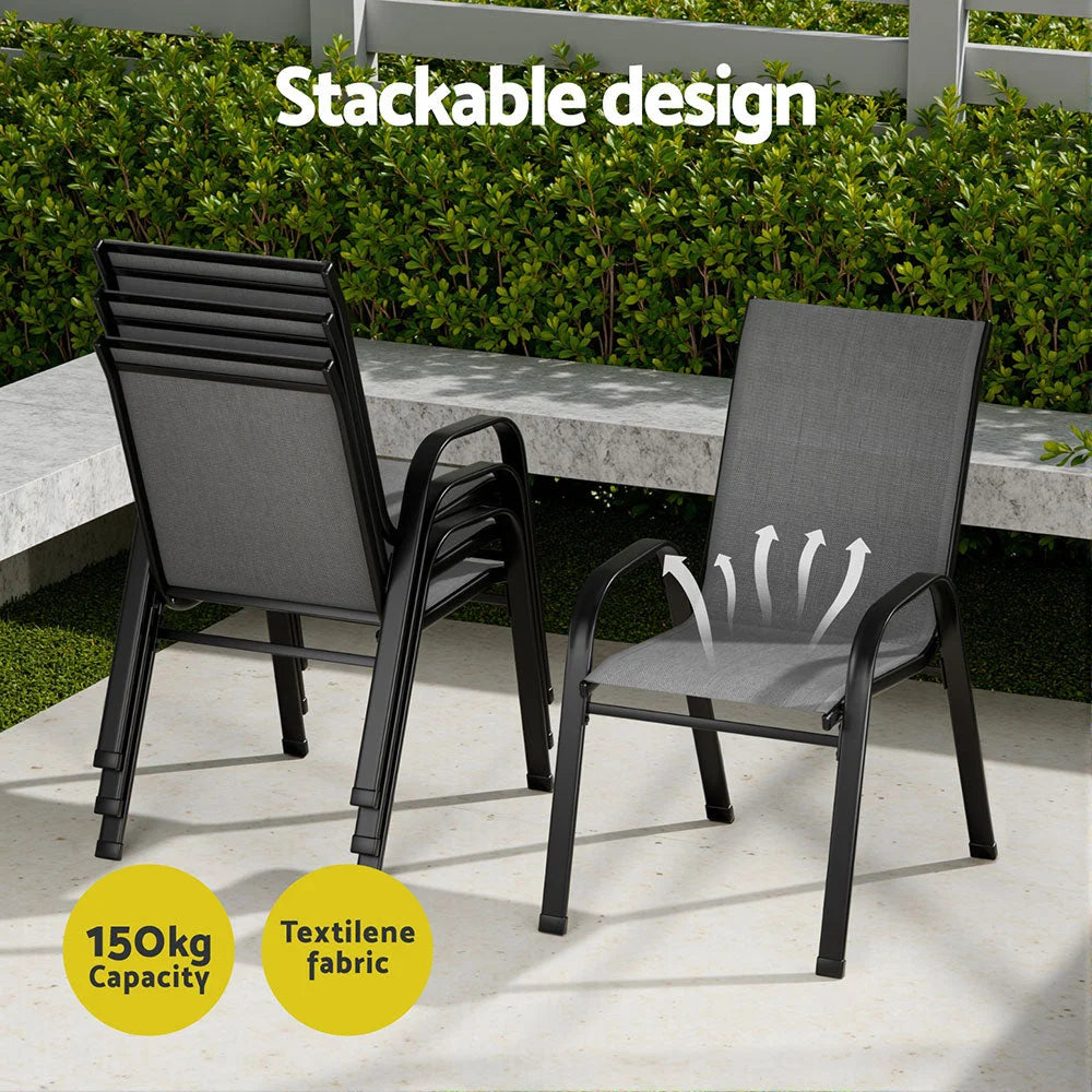 Gardeon Outdoor Dining Set Table and Chairs Patio Garden