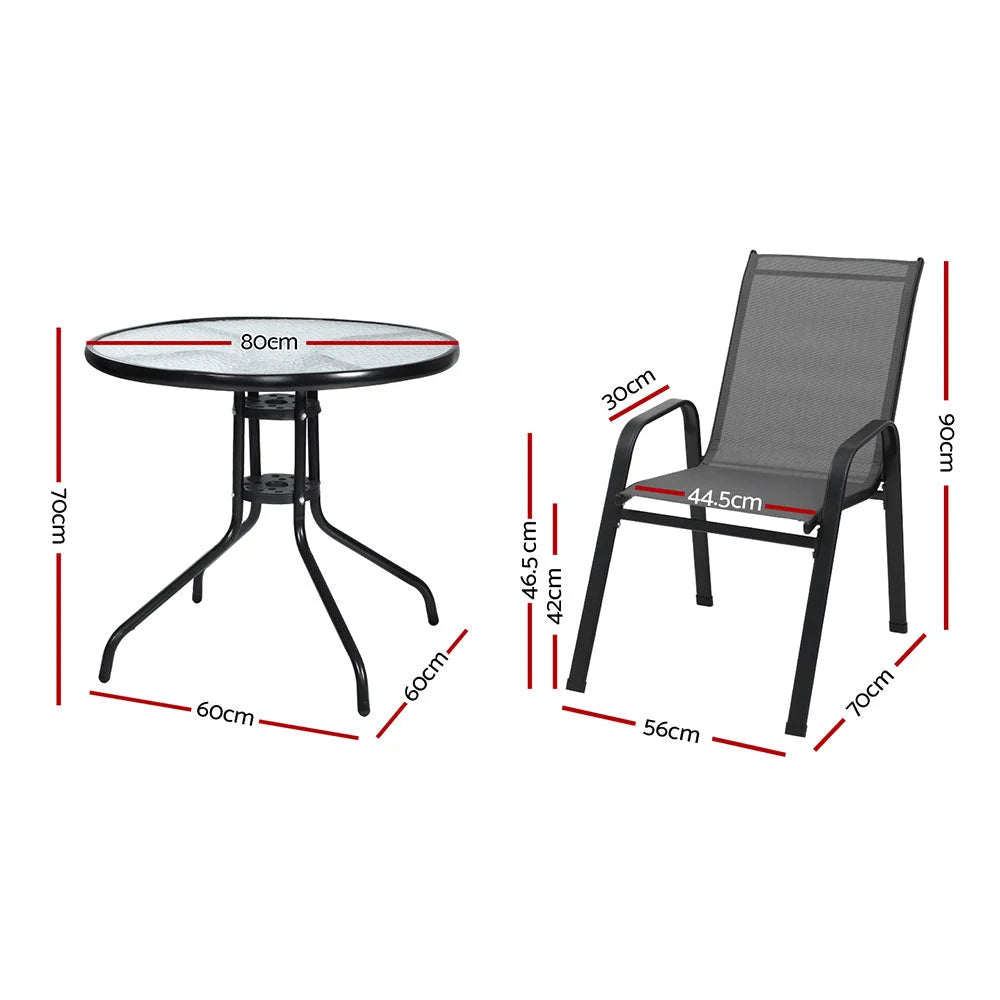 Gardeon Outdoor Dining Set Table and Chairs Patio Garden