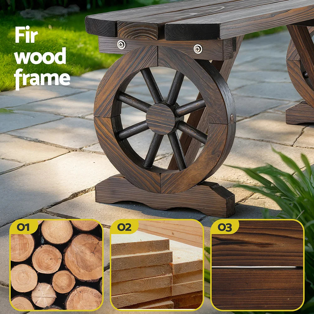 Gardeon Outdoor Garden Bench Seat Wooden Patio Furniture