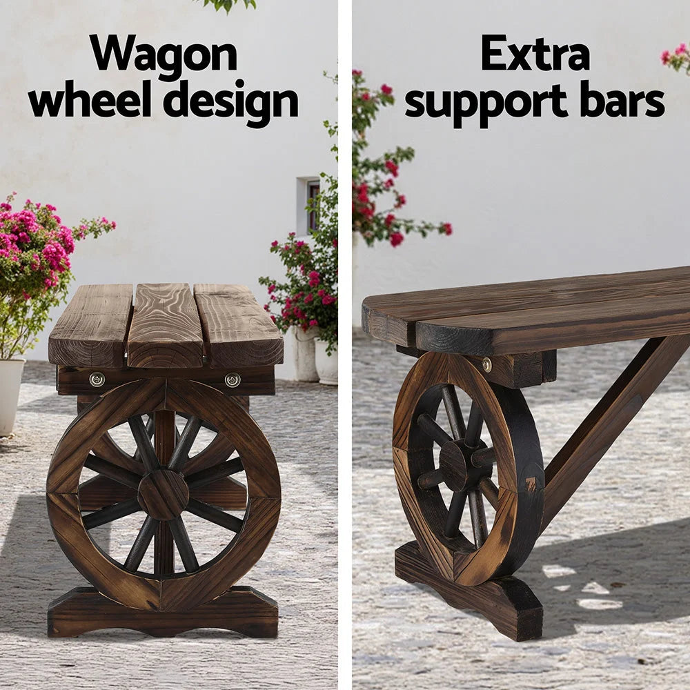 Gardeon Outdoor Garden Bench Seat Wooden Patio Furniture