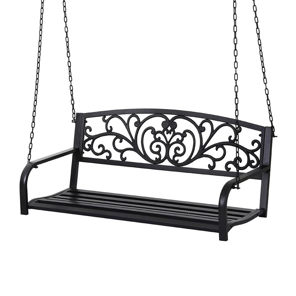 Gardeon Outdoor Porch Swing Chair Patio Furniture Floral