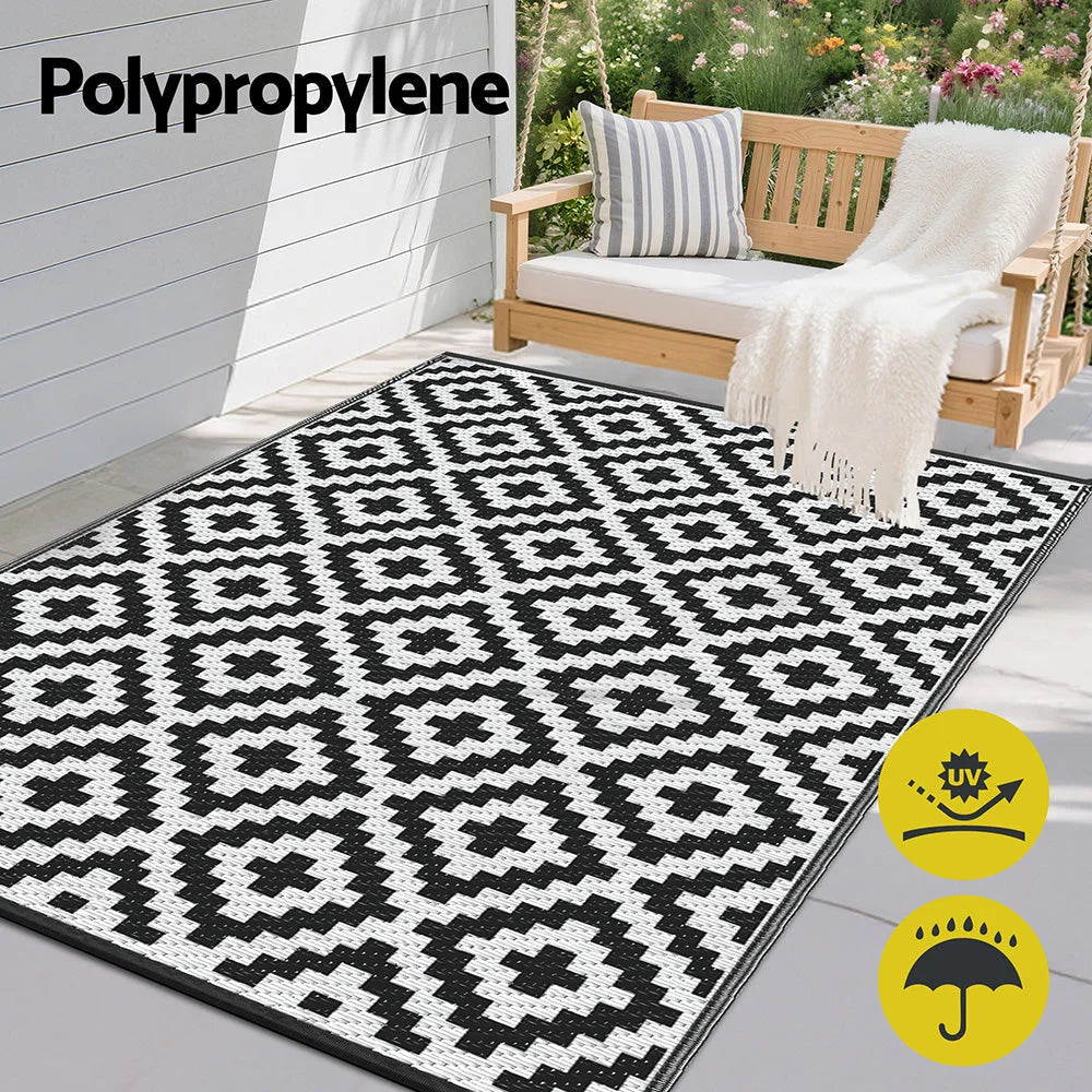 Gardeon Outdoor Rugs 120x180cm Large Carpet Reversible Area