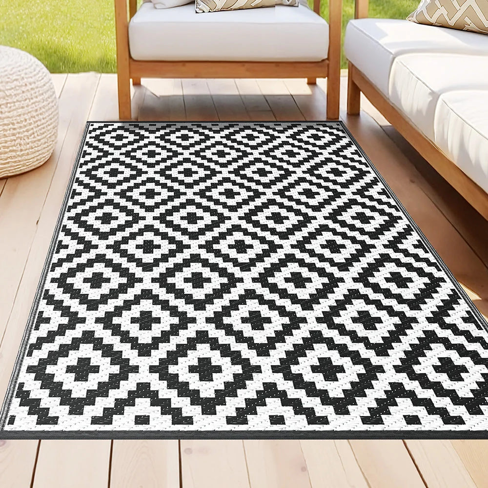 Gardeon Outdoor Rugs 120x180cm Large Carpet Reversible Area