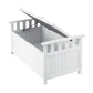 Outdoor storage bench with box toy tool patio
