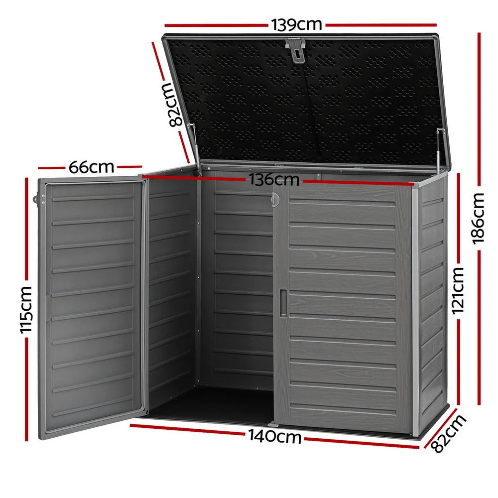Gardeon Outdoor Storage Box 1170L Container Lockable