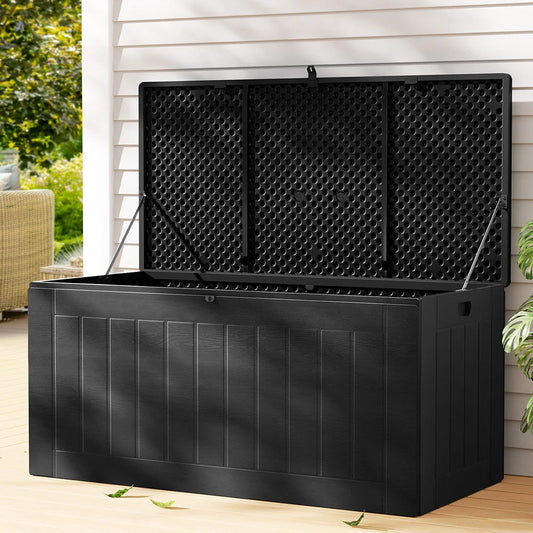 Gardeon Outdoor Storage Box 830L Container Lockable Bench