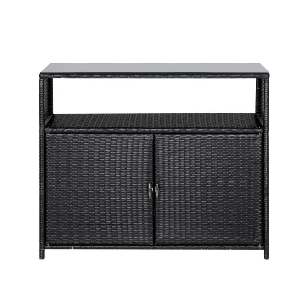 Gardeon Outdoor Storage Cabinet Box Garage Wicker Shed
