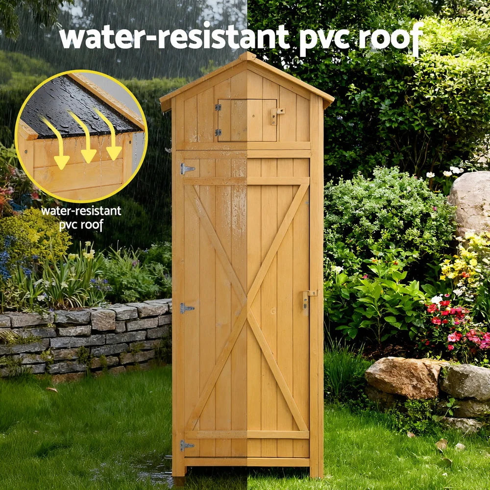 Gardeon Outdoor Storage Cabinet Cupboard Folding Table Tool