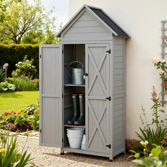 Gardeon Outdoor Storage Cabinet Cupboard Lockable Tool