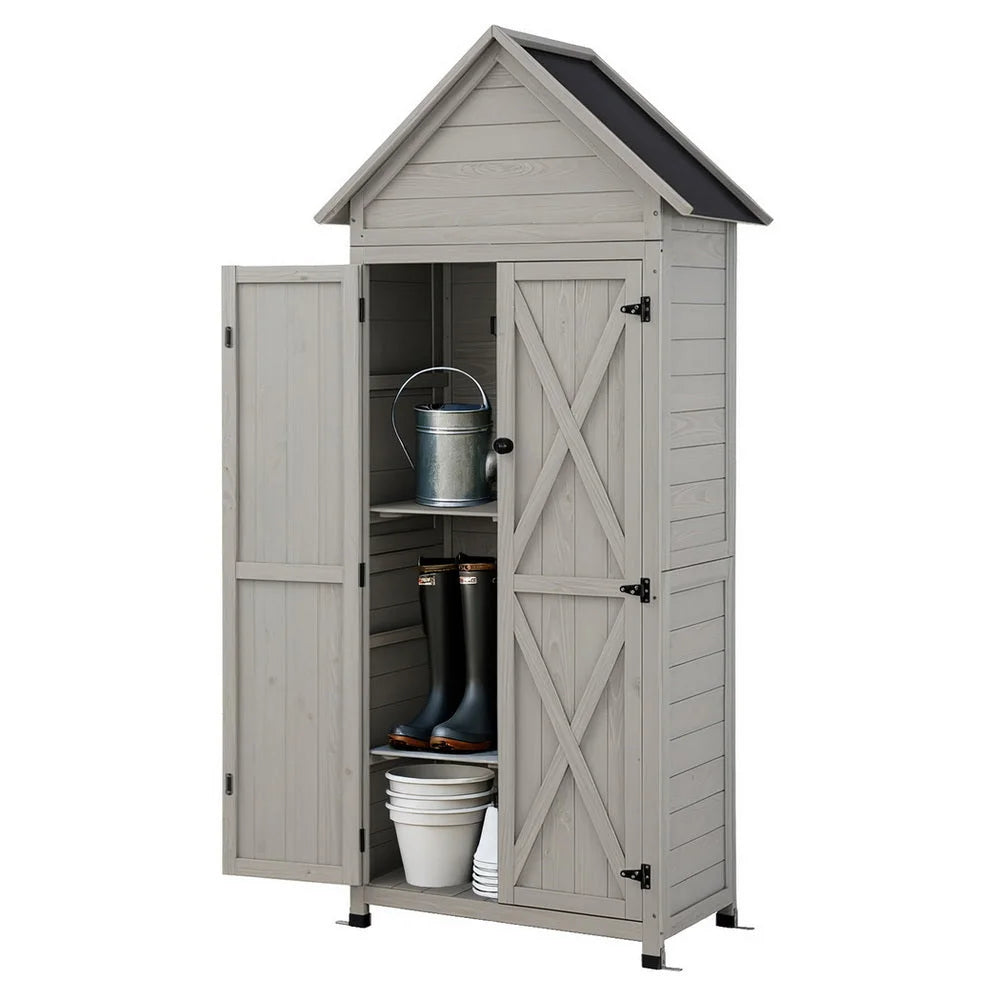 Gardeon Outdoor Storage Cabinet Cupboard Lockable Tool
