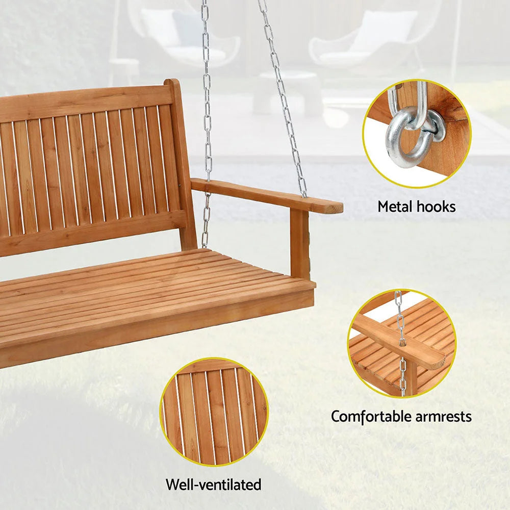 Gardeon Porch Swing Chair With Chain Outdoor Furniture