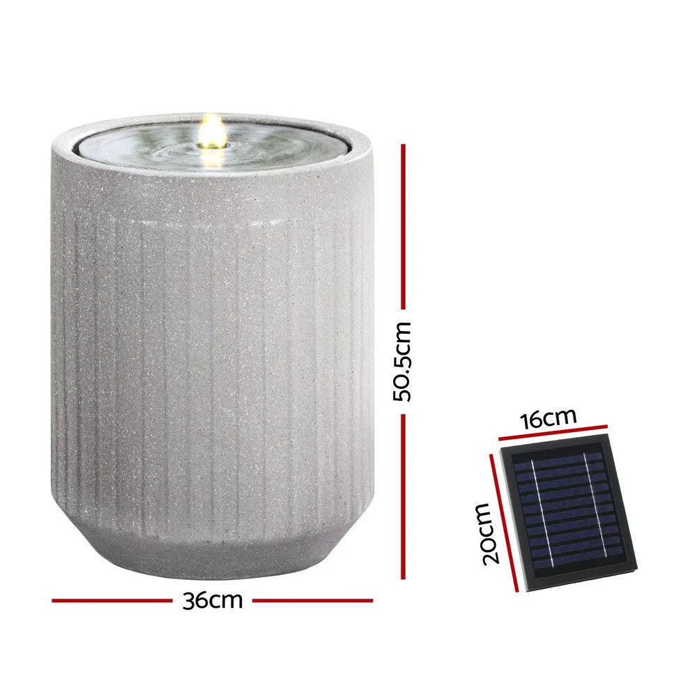 Gardeon Solar Fountain Water Feature Outdoor Fountain LED