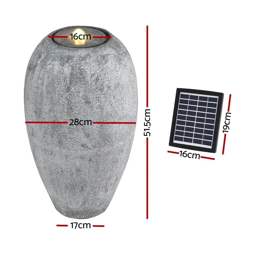 Gardeon Solar Fountain Water Feature Outdoor Fountain LED