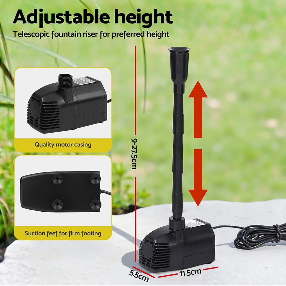Gardeon Solar Pond Pump Submersible Water Fountain Kit
