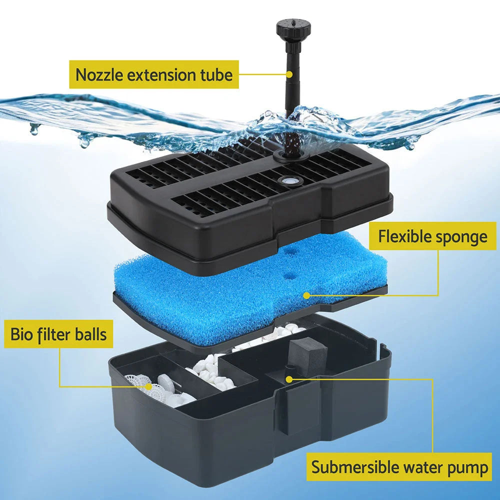 Gardeon Solar Submersible Water Pond Fountain Pump