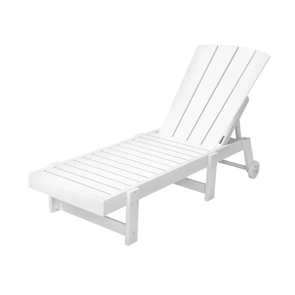Gardeon Sun Lounge Beach Chair HDPE Adirondack Lounger