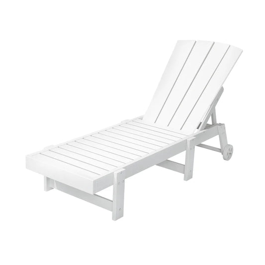 Gardeon Sun Lounge Beach Chair HDPE Adirondack Lounger