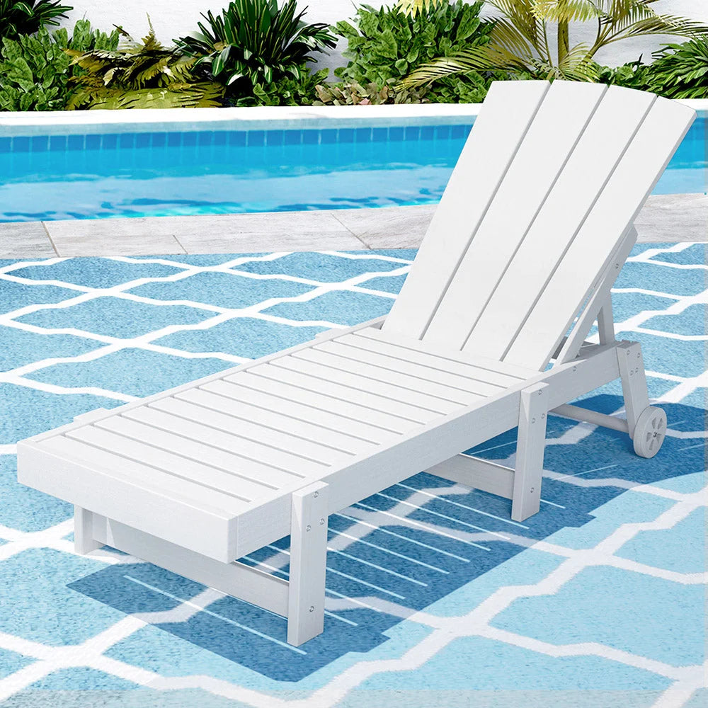 Gardeon Sun Lounge Beach Chair HDPE Adirondack Lounger