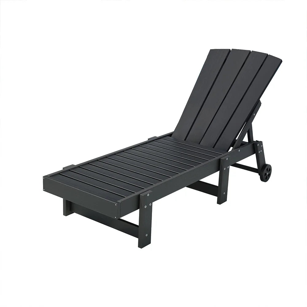 Gardeon Sun Lounge Beach Chair HDPE Adirondack Lounger