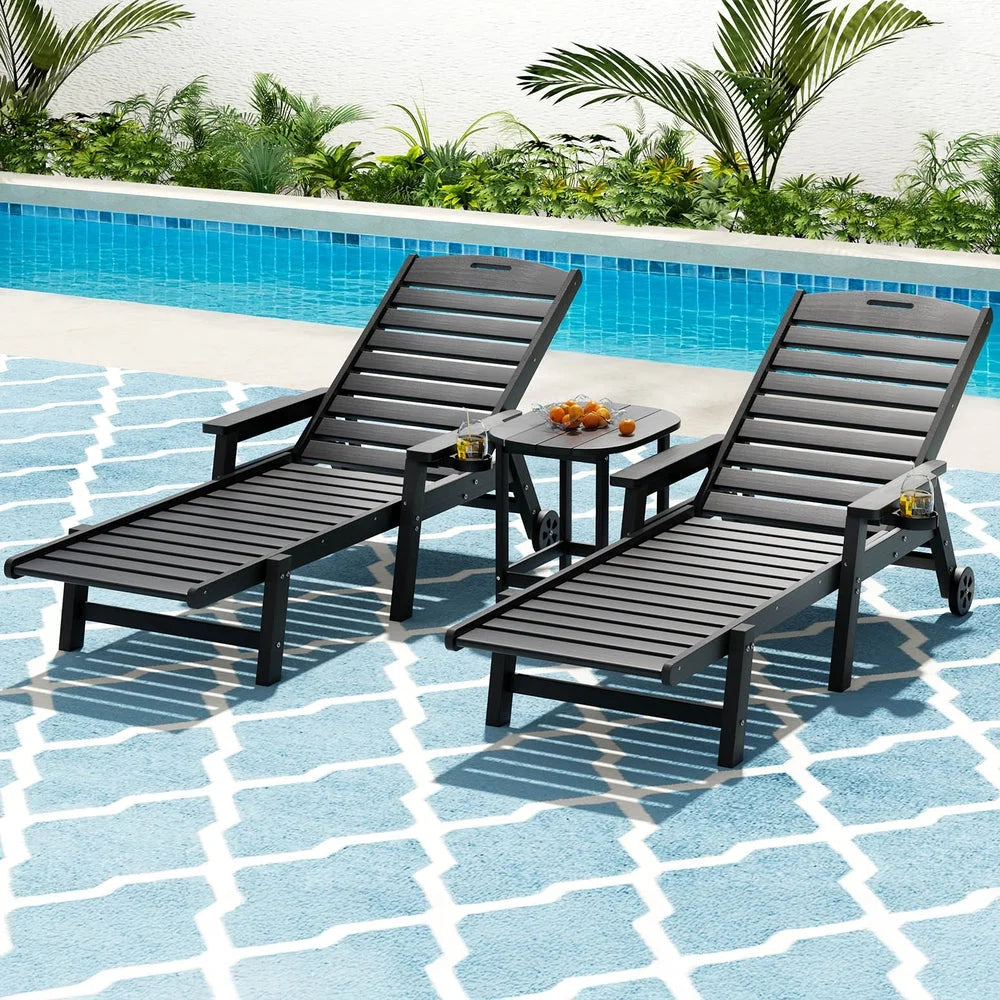 Gardeon Sun Lounge Lounger Beach Chair HDPE Patio Outdoor