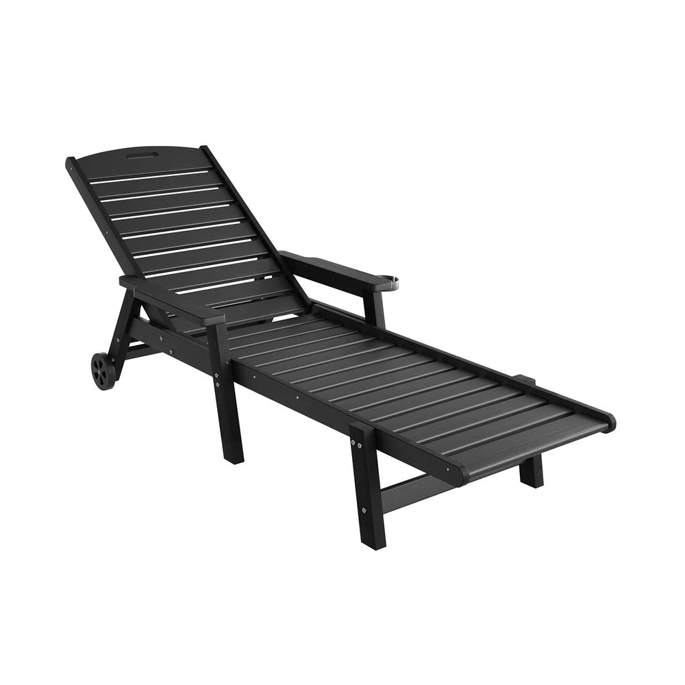 Gardeon Sun Lounge Lounger Beach Chair HDPE Patio Outdoor