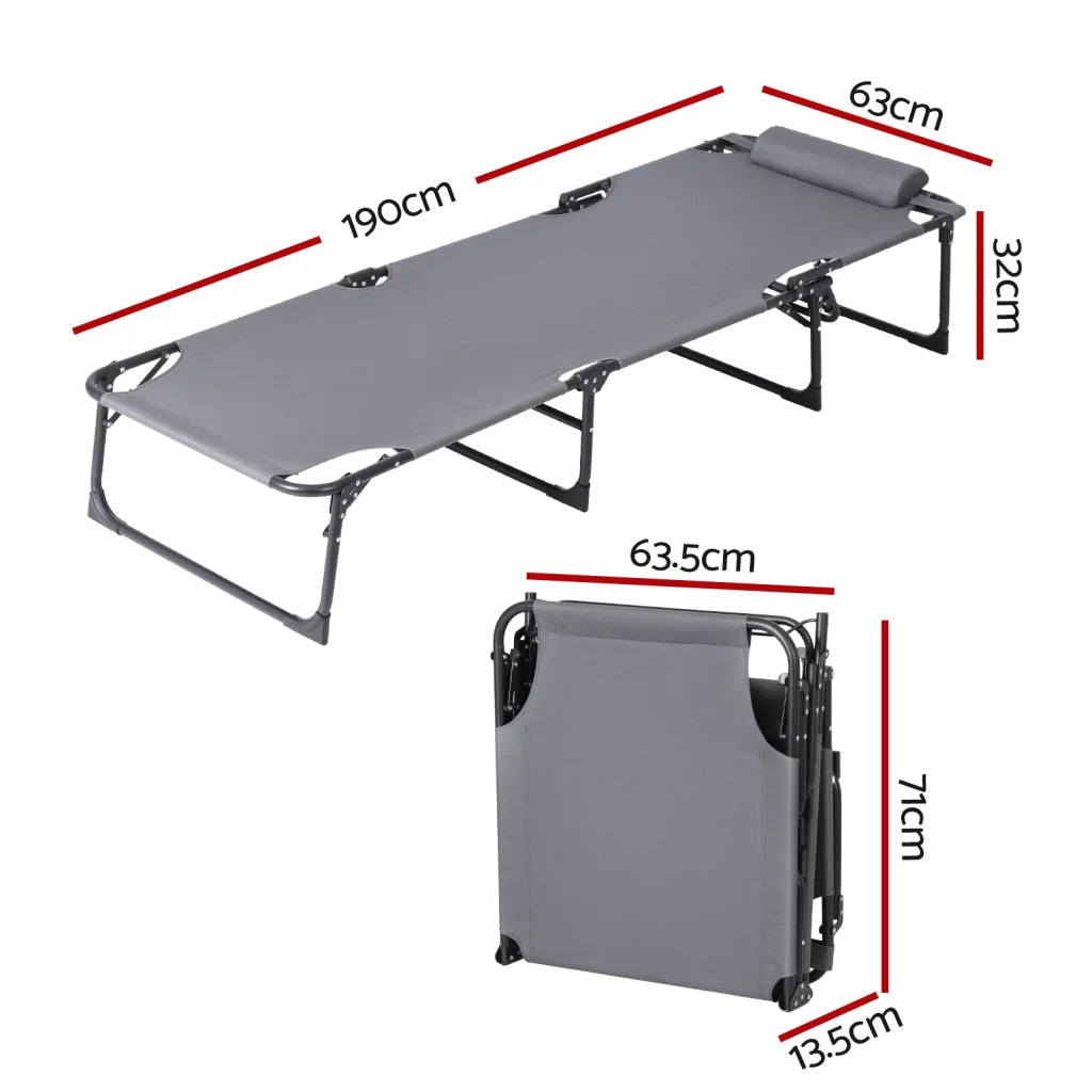 Gardeon Sun Lounger Folding Lounge Beach Chair Patio