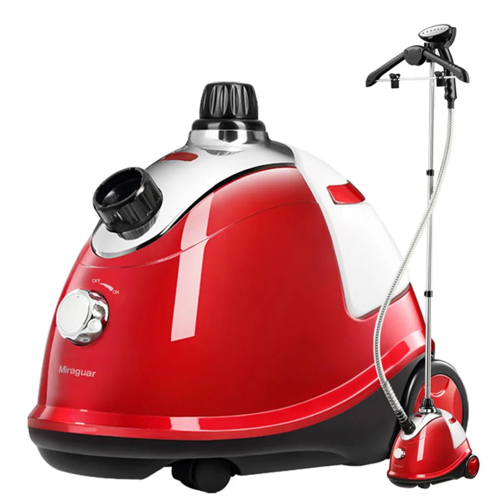 Garment Steamer Premium Portable Cleaner Steam Iron - Red