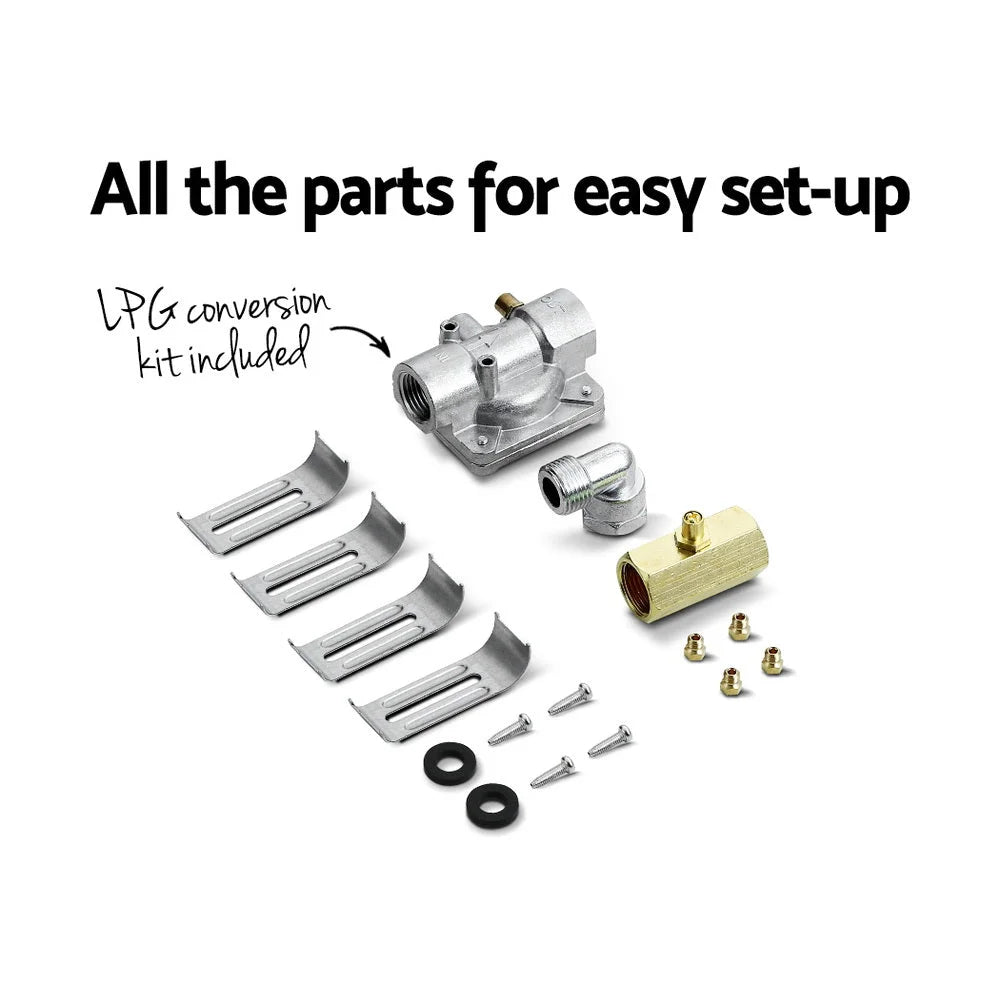 Gas Cooktop 60cm 4 Burner Glass Cook Top Cooker Stove Hob