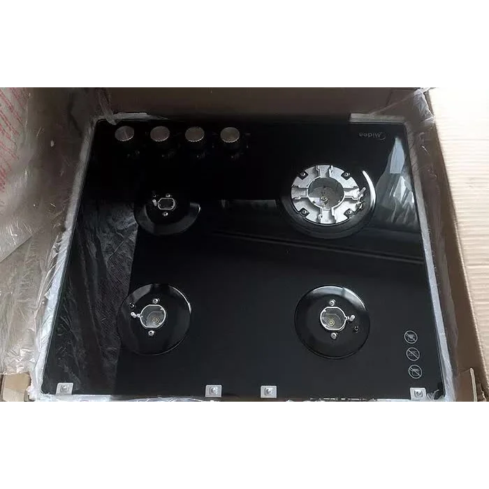 Gas Glass Cooktop 60cm Black - Appliances > Kitchen