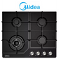 Gas Glass Cooktop 60cm Black - Appliances > Kitchen
