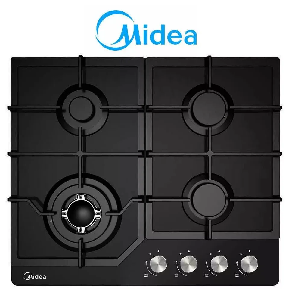 Gas Glass Cooktop 60cm Black - Appliances > Kitchen