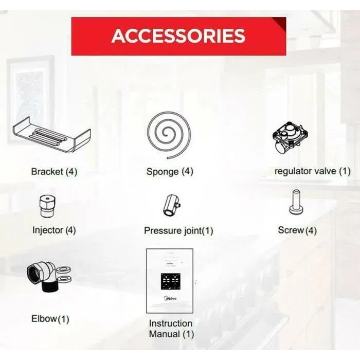 Gas Glass Cooktop 60cm Black - Appliances > Kitchen