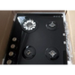 Gas Glass Cooktop 60cm Black - Appliances > Kitchen