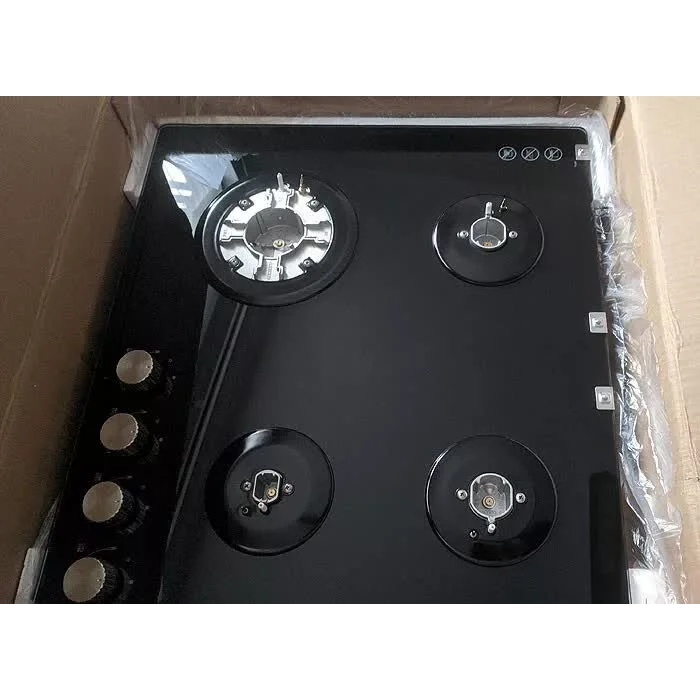 Gas Glass Cooktop 60cm Black - Appliances > Kitchen