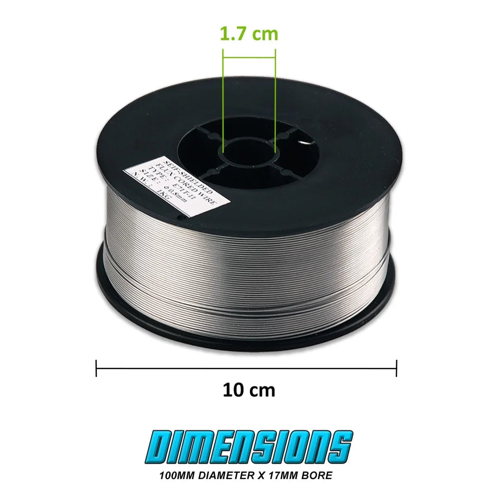 Gasless MIG Welding Wire 2 Pack E71T-11 Flux Cored 0.8mm