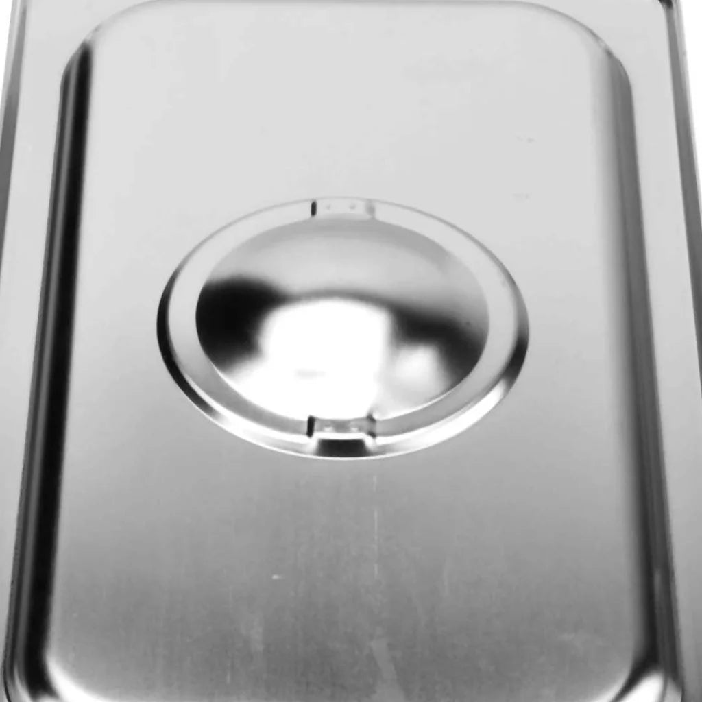 Gastronorm GN Pan Lid Set Premium 4X Full Size 1/3 Stainless Steel Tray Top Cover