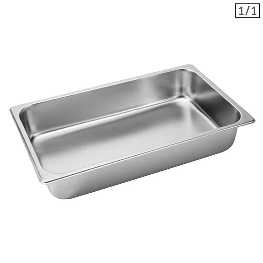 Gastronorm GN Pan Premium Full Size 1/1 GN 10cm Deep Stainless Steel Tray