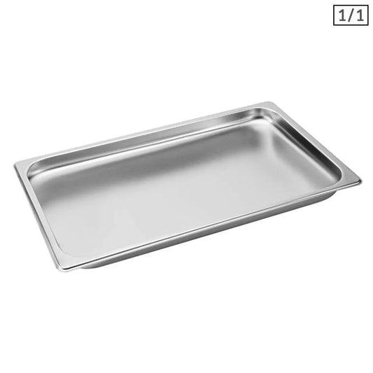 Gastronorm GN Pan Premium Full Size 1/1 GN 2cm Deep Stainless Steel Tray