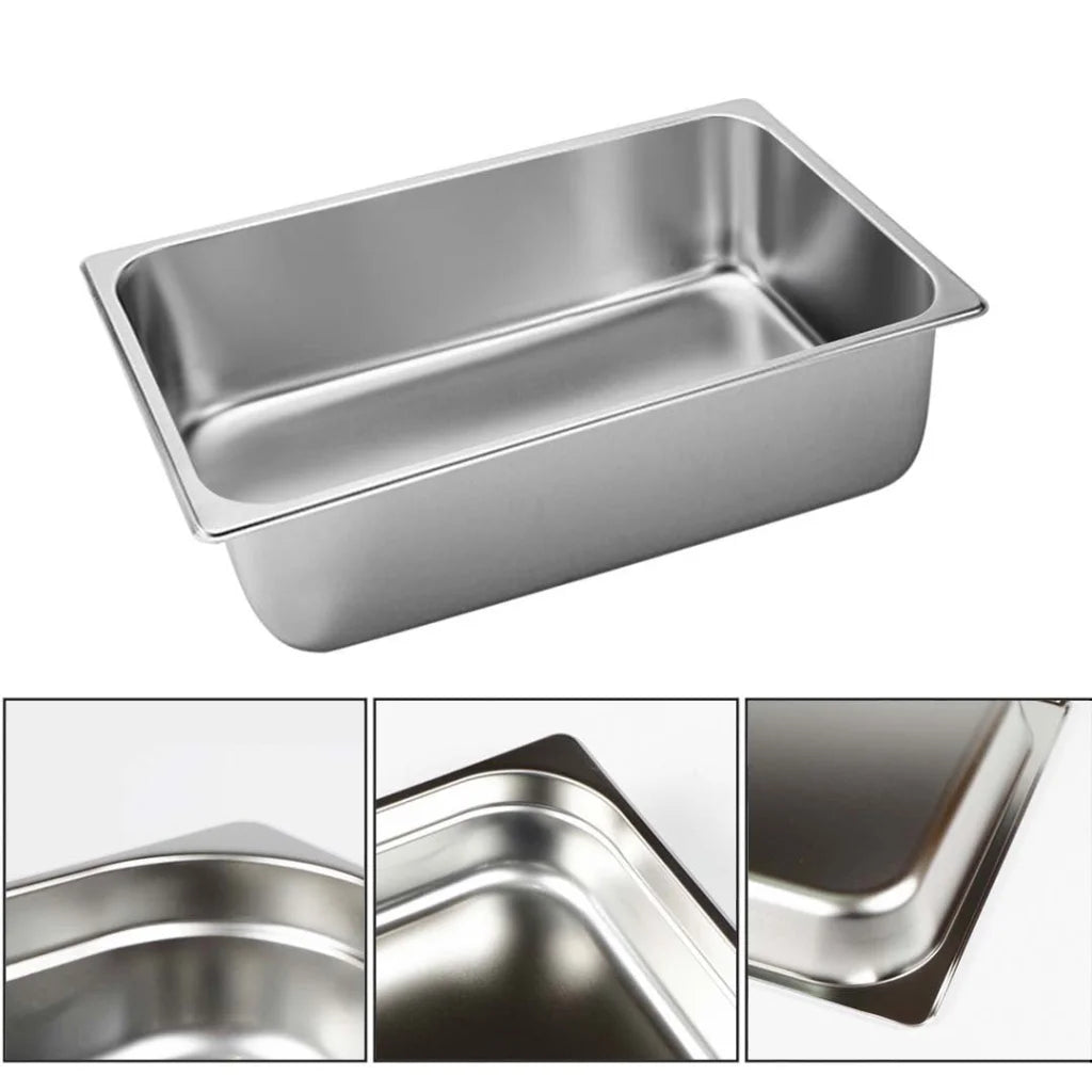 Gastronorm GN Pan Set Premium 12X Full Size 1/1 GN 20cm Deep Stainless Steel Tray