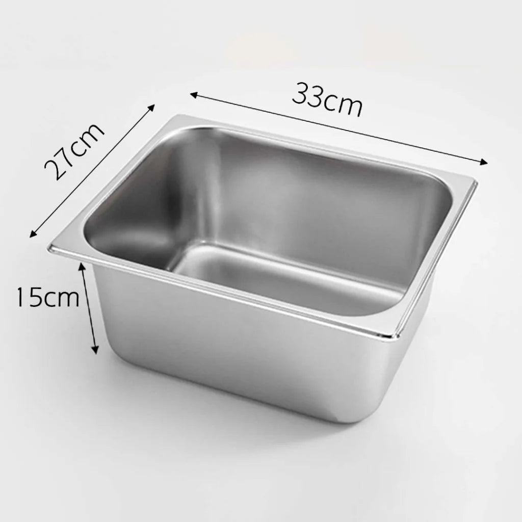 Gastronorm GN Pan Set Premium 12X Full Size 1/2 GN 15cm Deep Stainless Steel Tray