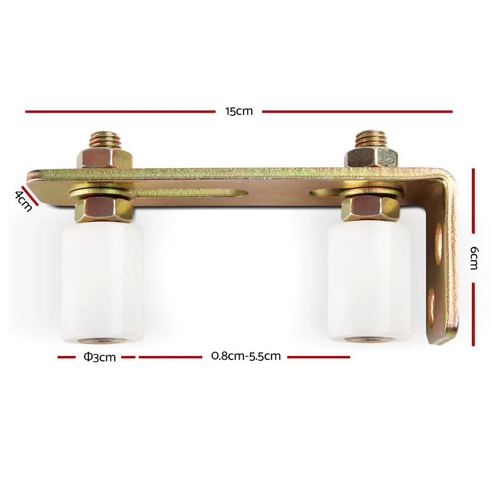 Gate opener roller with front casing details and fitted handles