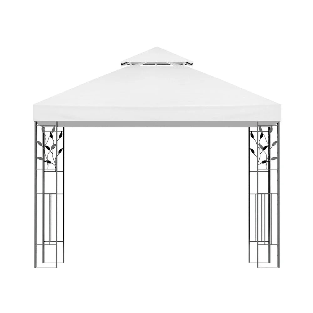 Gazebo 3x3m Marquee Outdoor Wedding Party Event Tent - Iron