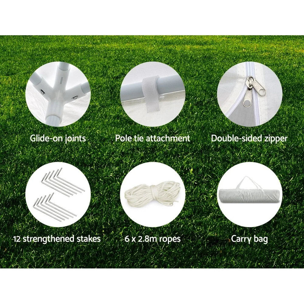 Gazebo 3x6 Outdoor Marquee Side Wall Party Wedding Tent
