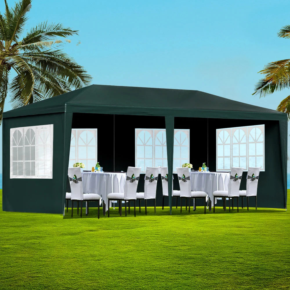 Gazebo 3x6m Marquee Wedding Party Tent Outdoor Camping
