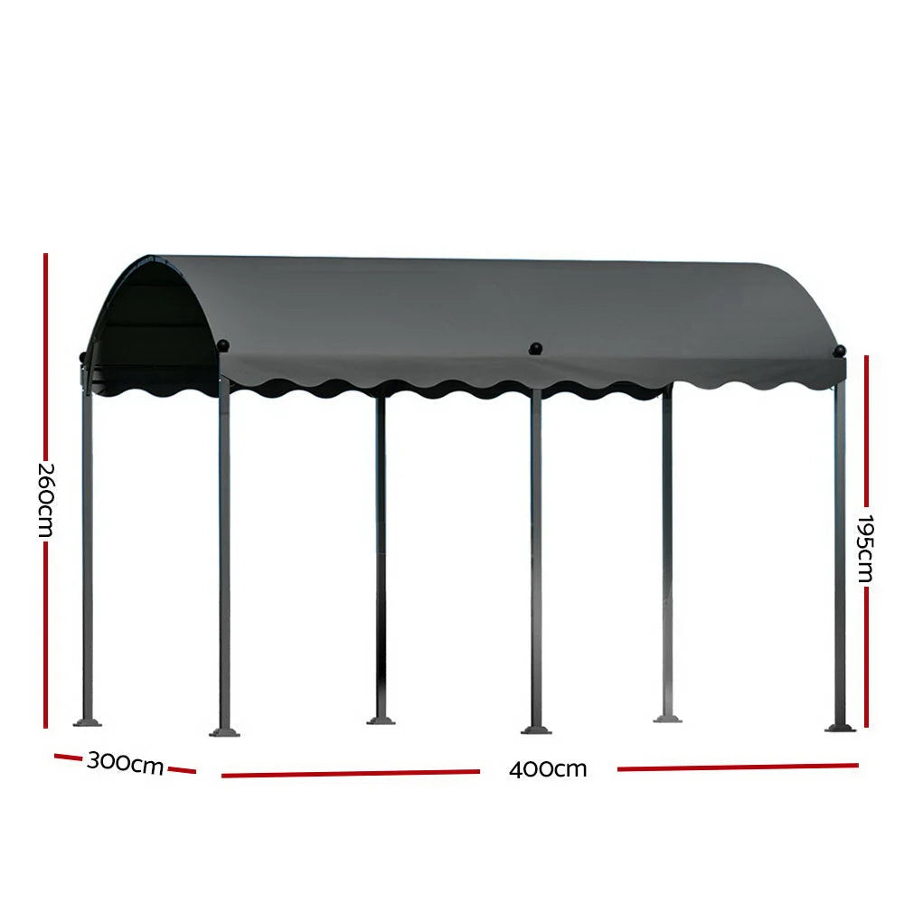 Gazebo Marquee Outdoor Wedding Tent Event Camping Party Shade Iron Art Canopy