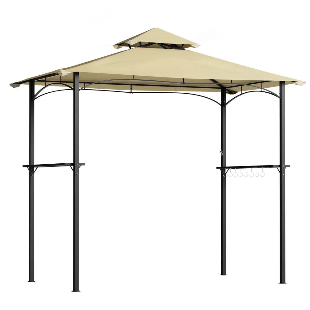 Gazebo Outdoor Patio Marquee BBQ Grill Shelter with Garden